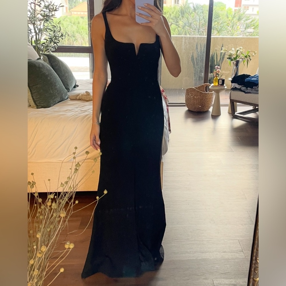 Likely Black Sweetheart Sleeveless Cocktail Gown
